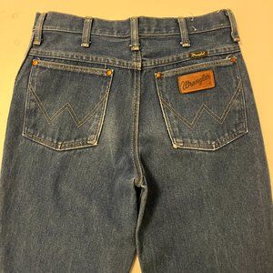 Wrangler Vintage No Fault Denim Jeans Made in The USA 30 x 34. 1970s
